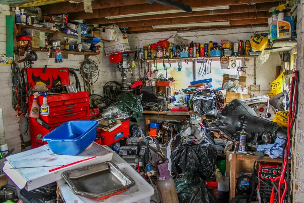 clutter in a garage victoria a cluttered garage in Victoria, BC